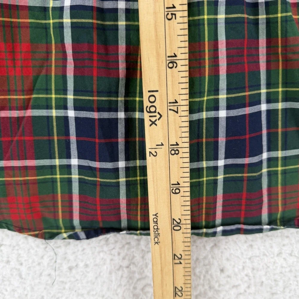 Ralph Lauren Shirt Kids 7 Multicolor Plaid Long Sleeve Button Up Stretch Cotton